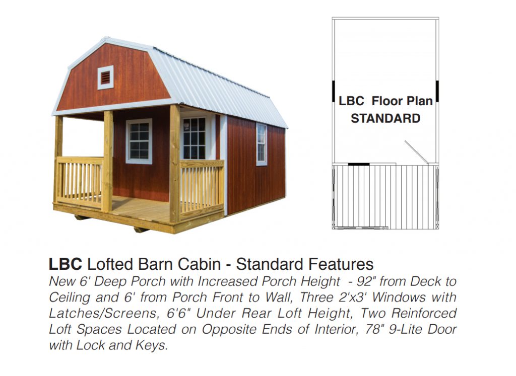 Lofted Barn Cabin - Buildings by Premier